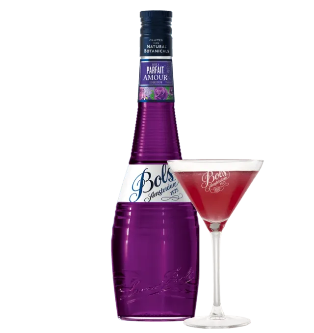 Bols Parfait Amour likør floral viol