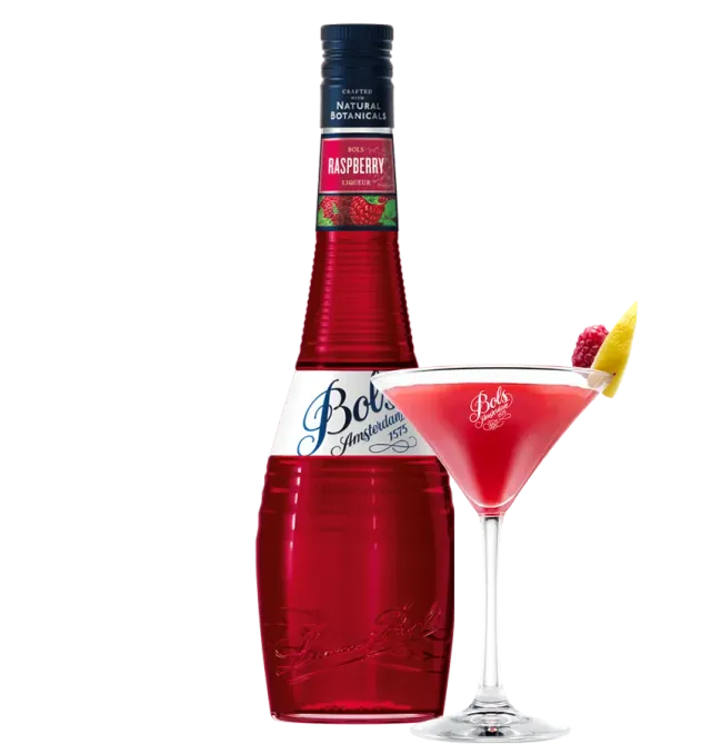 Bols Raspberry hindbærlikør frisk bær