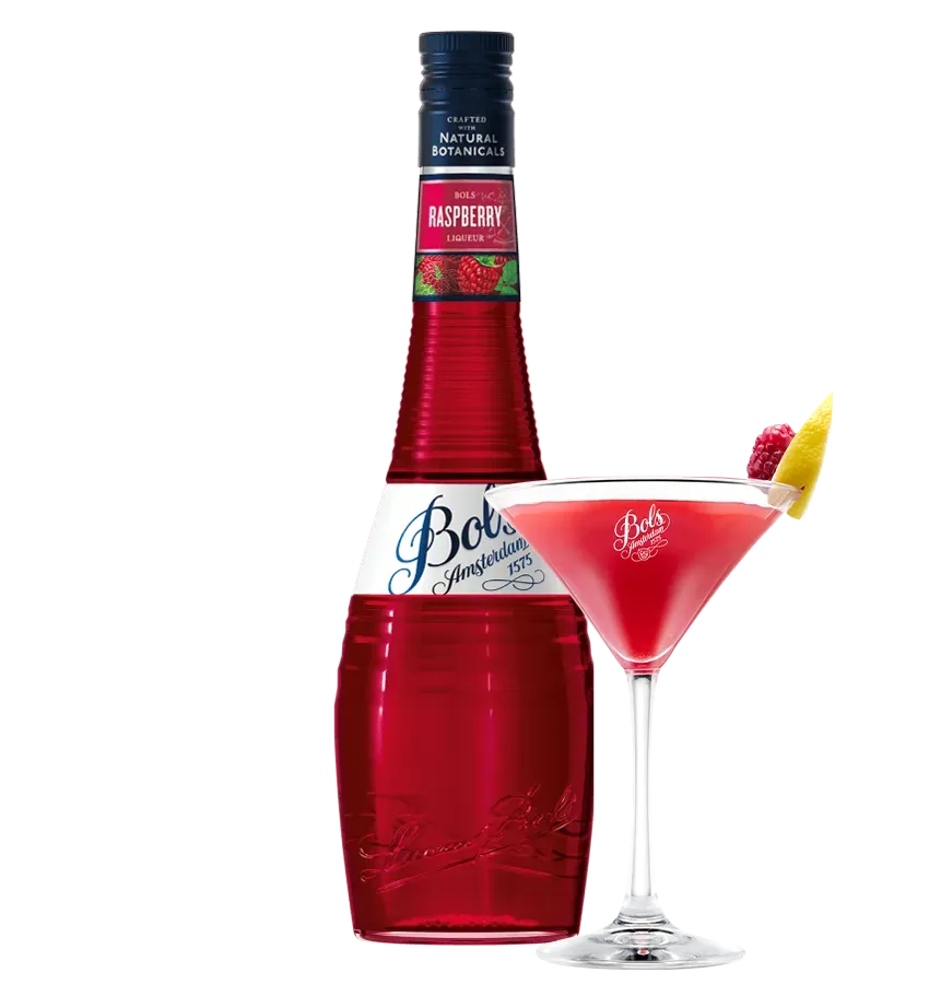 Bols Raspberry hindbærlikør frisk bær