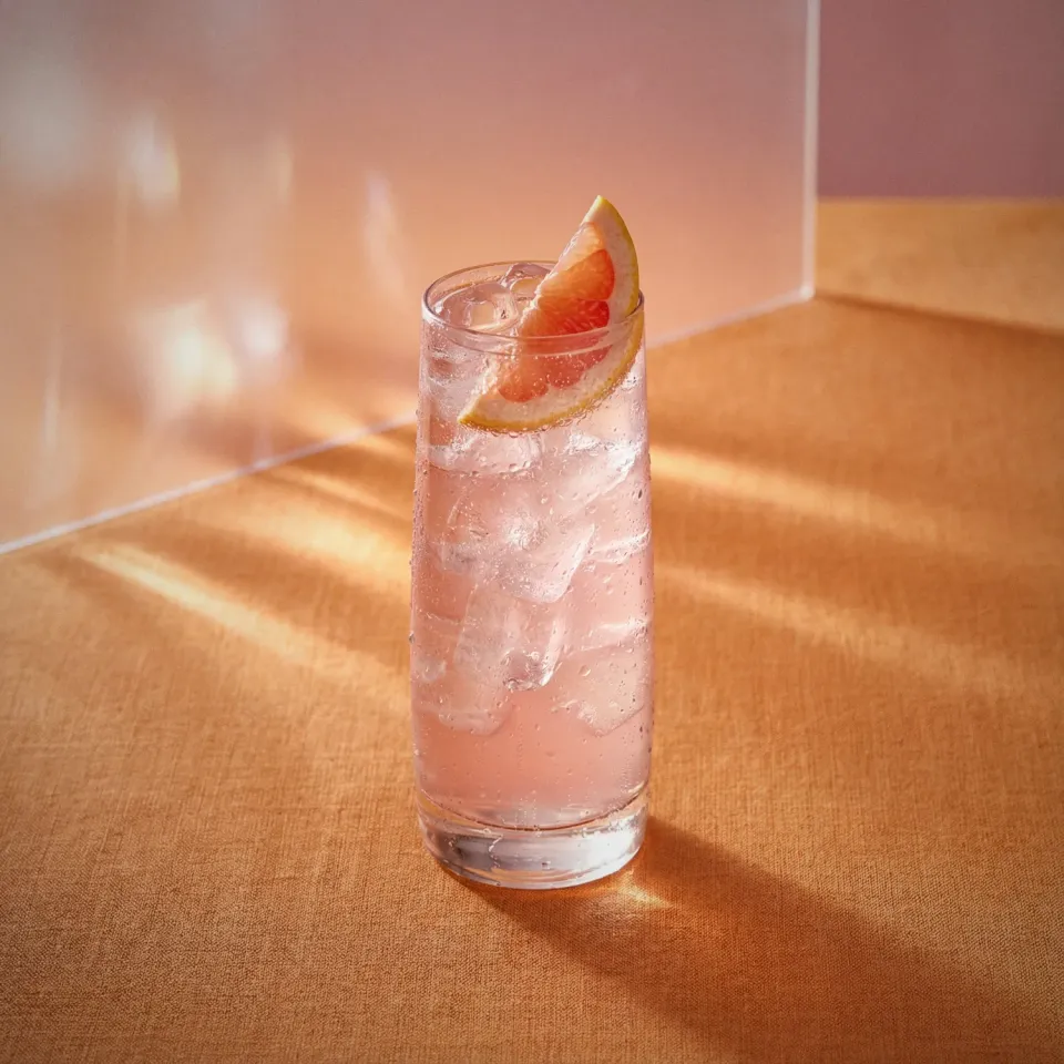 Bols Easy Mix Pink Grapefruit drink med grape