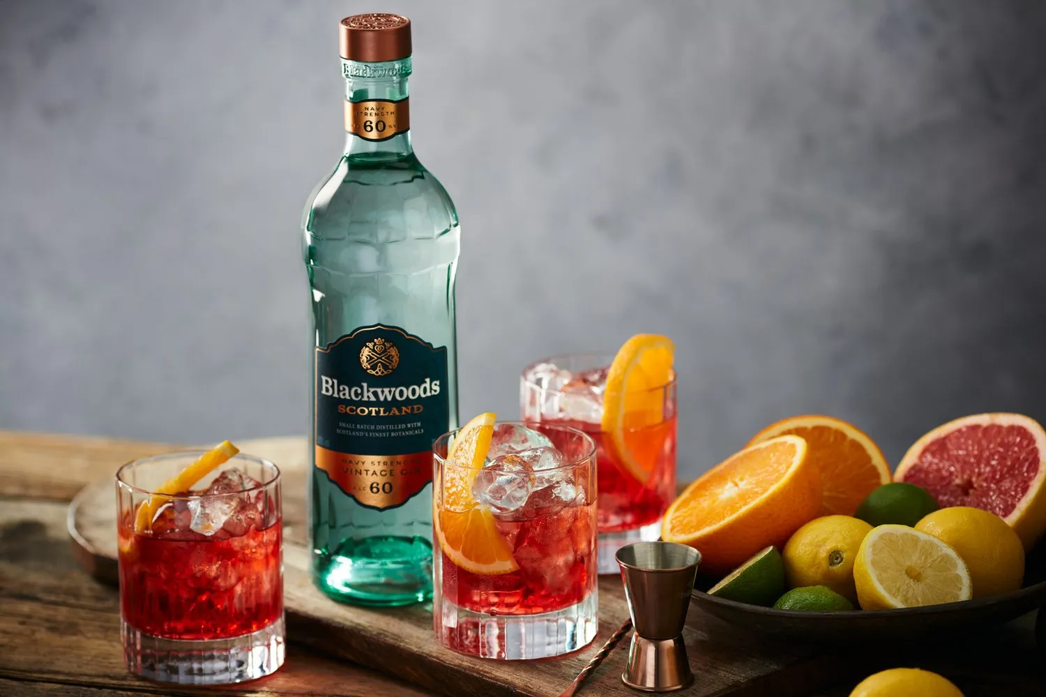 Blackwoods Navy Strength gin 60% kystbotanicals