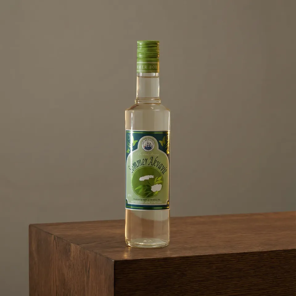 Bornholmer Sommer akvavit hyldeblomst 35 cl