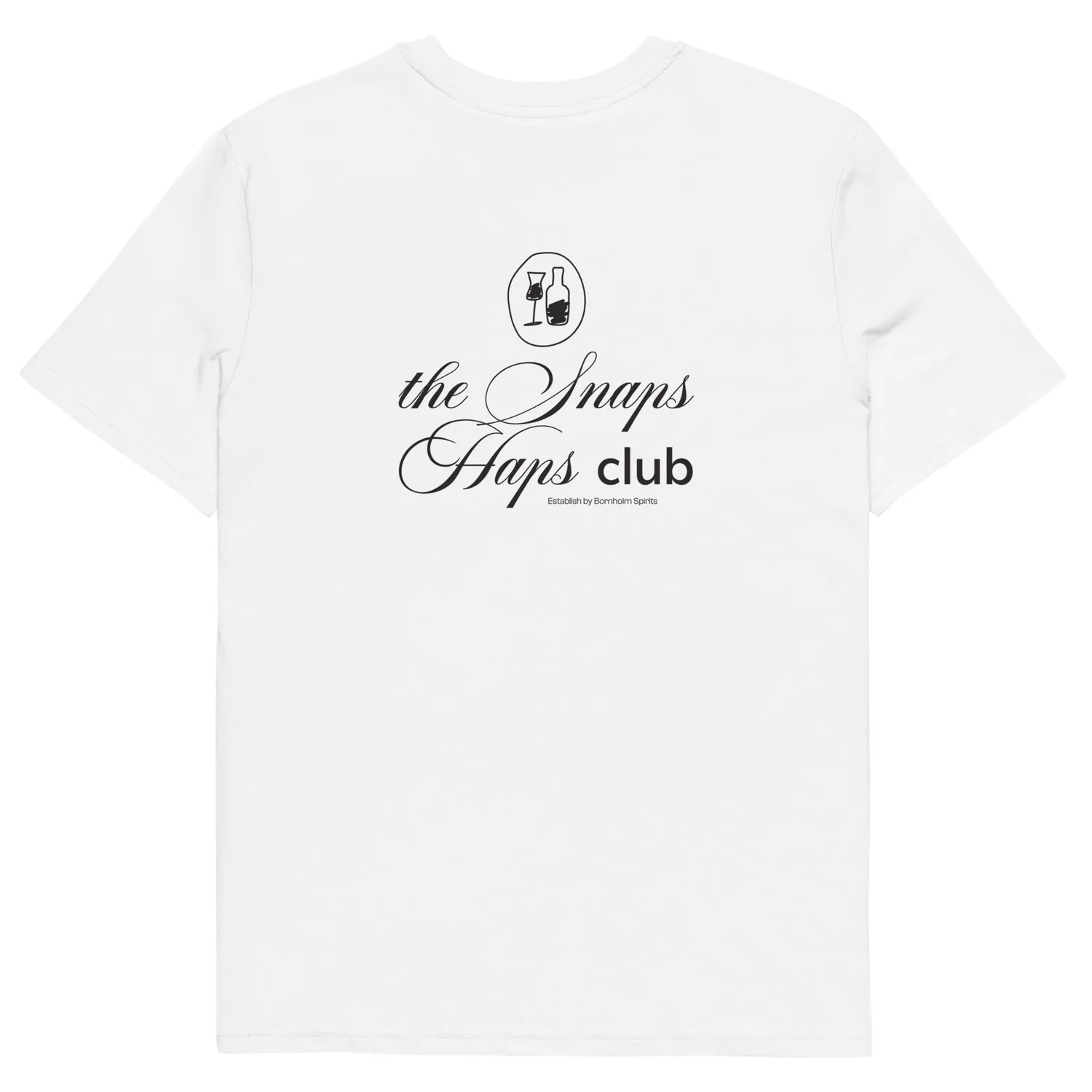 Bornholm Akvavit Snaps Batch Club Club T-shirt økologisk bomuld
