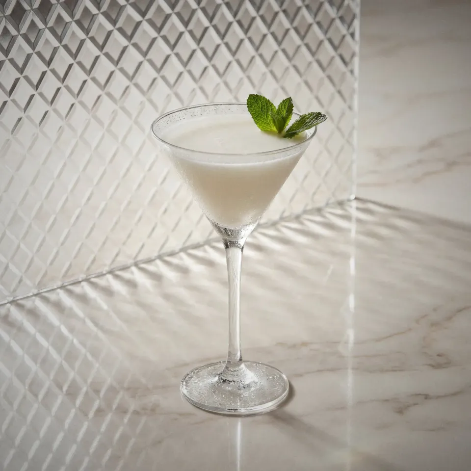 Bols Albino Grasshopper cocktail kakao mynte