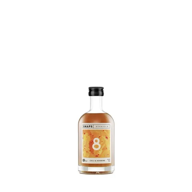 Bornholm Akvavit No. 8 Chili & Honning snaps 5 cl sød