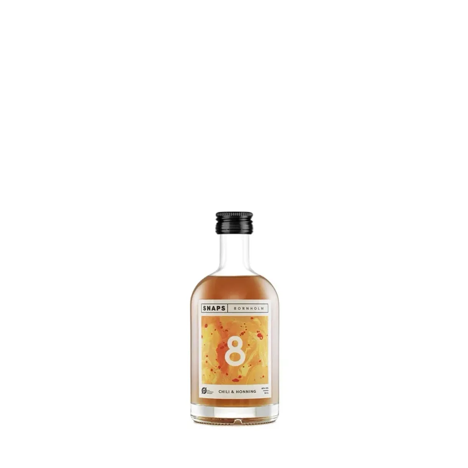 Bornholm Akvavit No. 8 Chili & Honning snaps 5 cl sød