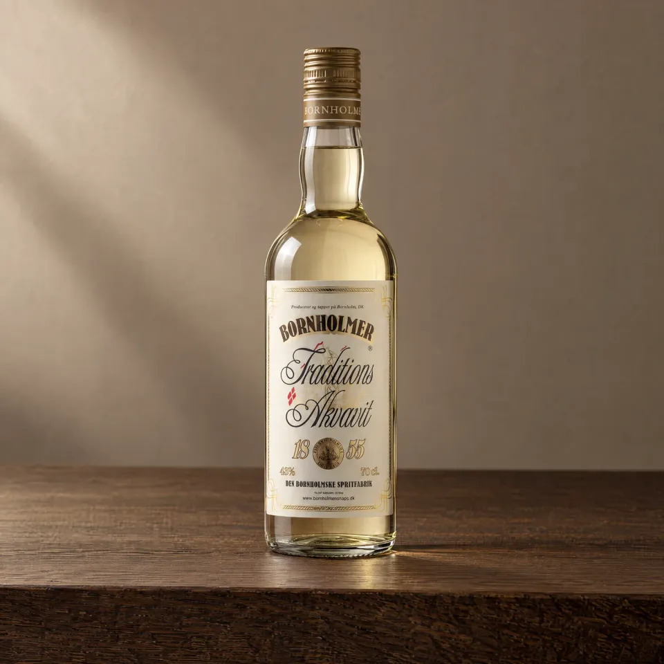 Bornholm Akvavit 1855 Traditionsakvavit 70 cl gylden