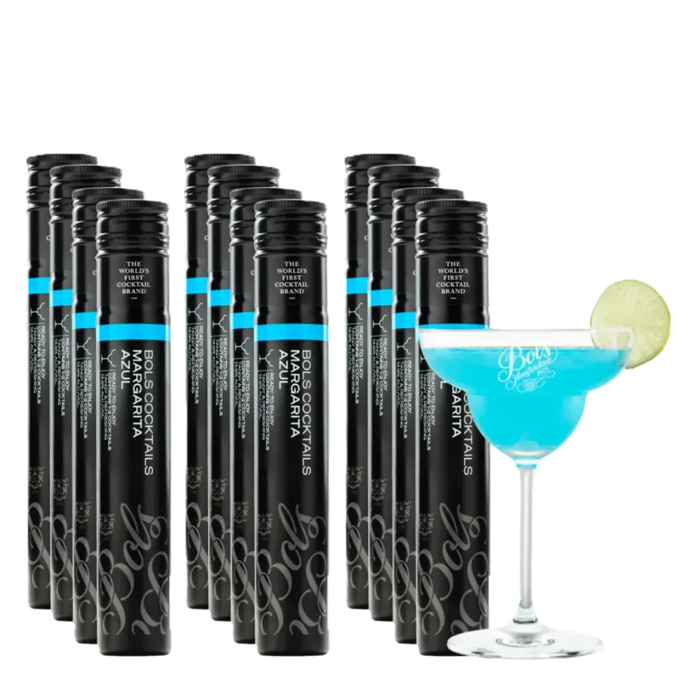 Bols Margarita Azul cocktail tubes 12 x 200ml