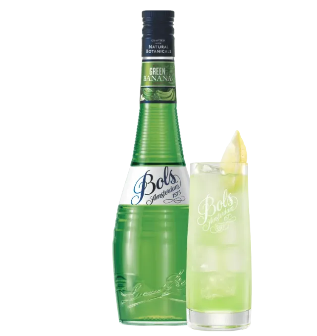 Bols Green Banana likør grøn banan