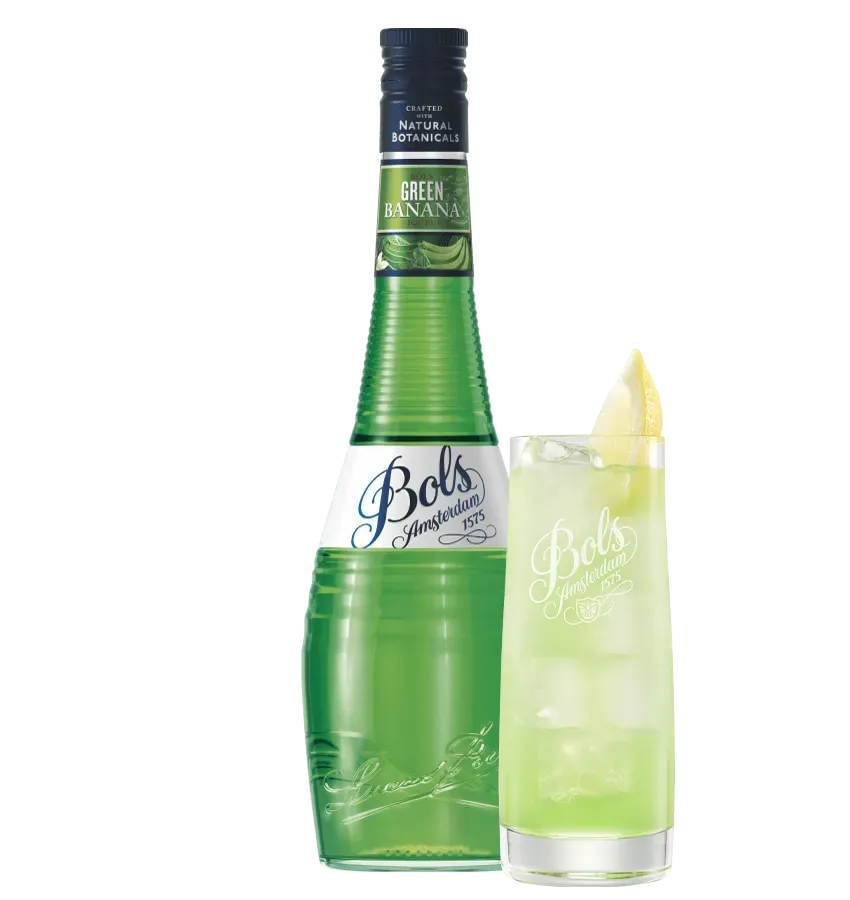 Bols Green Banana likør grøn banan