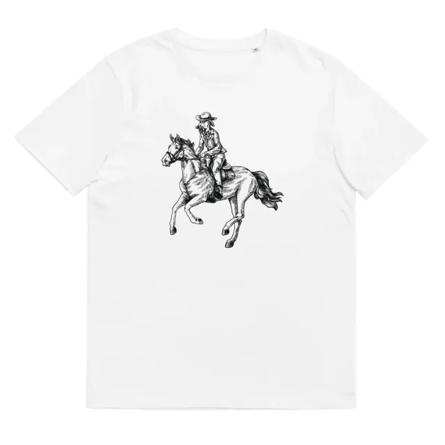 Bornholm Akvavit Mr. Goat on a Horse T-shirt økologisk