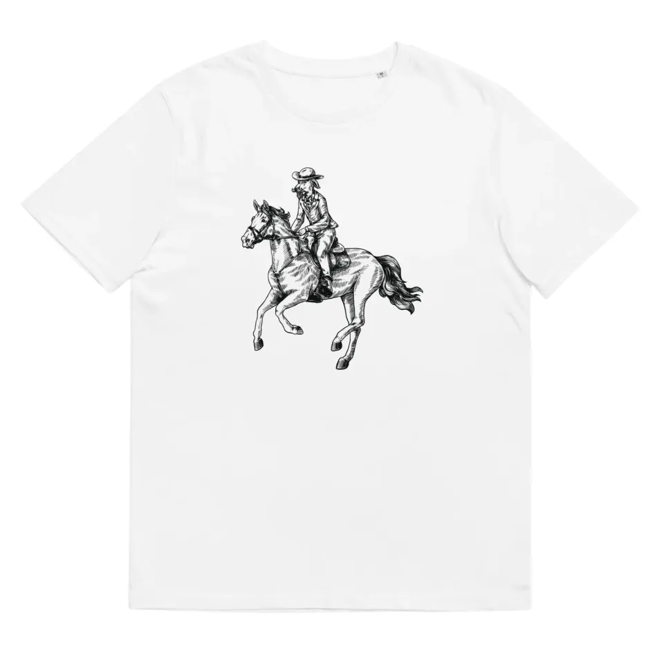 Bornholm Akvavit Mr. Goat on a Horse T-shirt økologisk