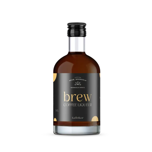 Brew Kaffelikør 18% 5 cl kaffe vanilje