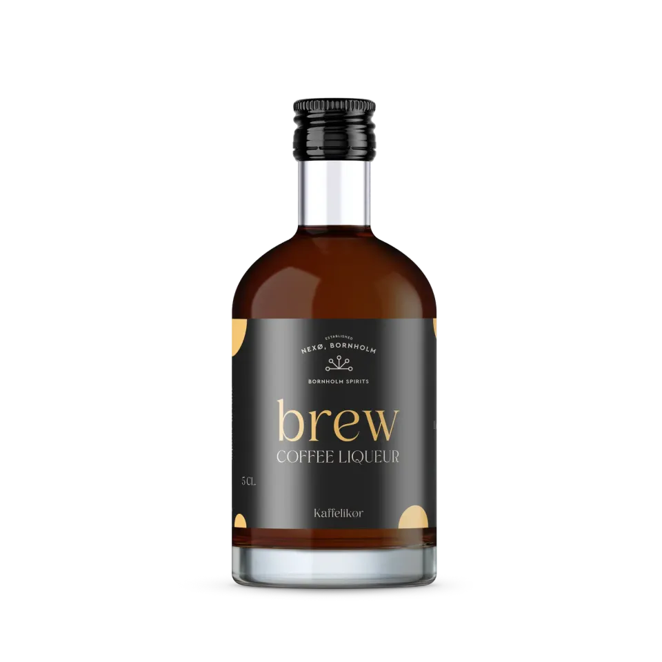 Brew Kaffelikør 18% 5 cl kaffe vanilje