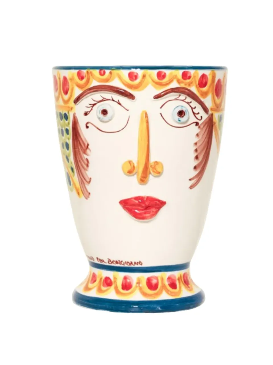 Bongiorno Testa Di Moro Donna vase keramik