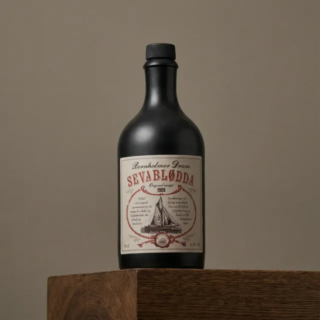 Bornholm Akvavit SevaBlødda dram 50 cl kirsebær