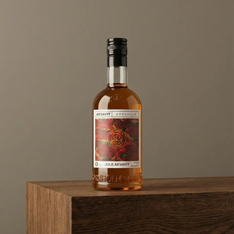 Bornholm Akvavit Jule Akvavit snaps 50 cl økologisk