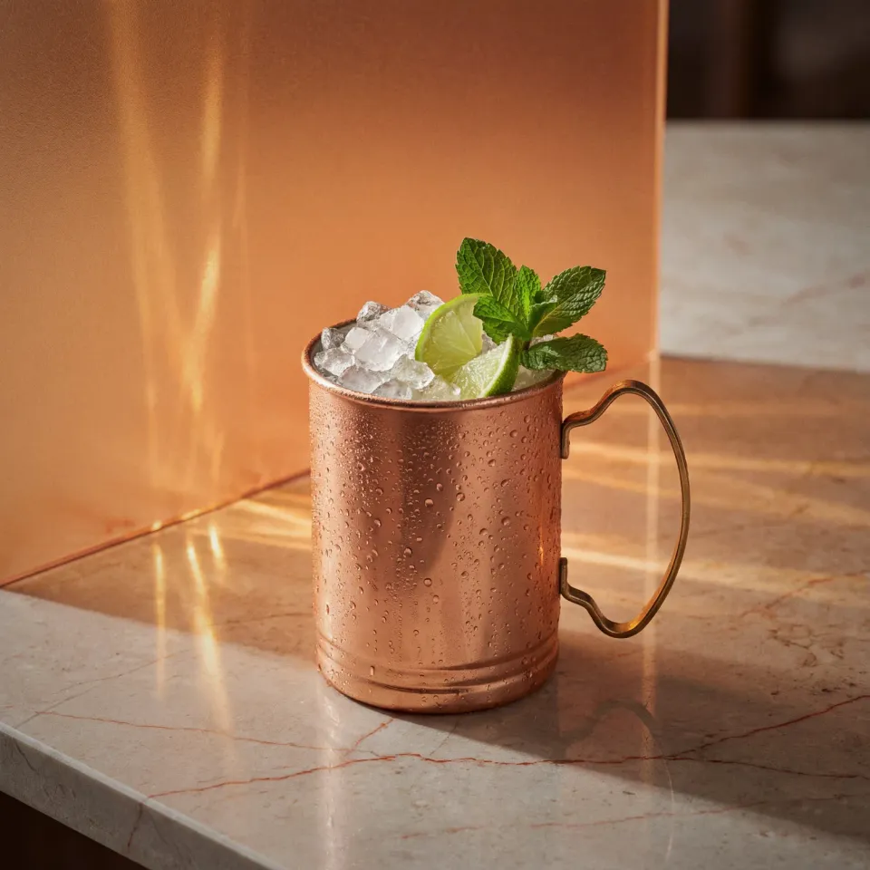 Bols Red Orange Mule cocktail appelsin