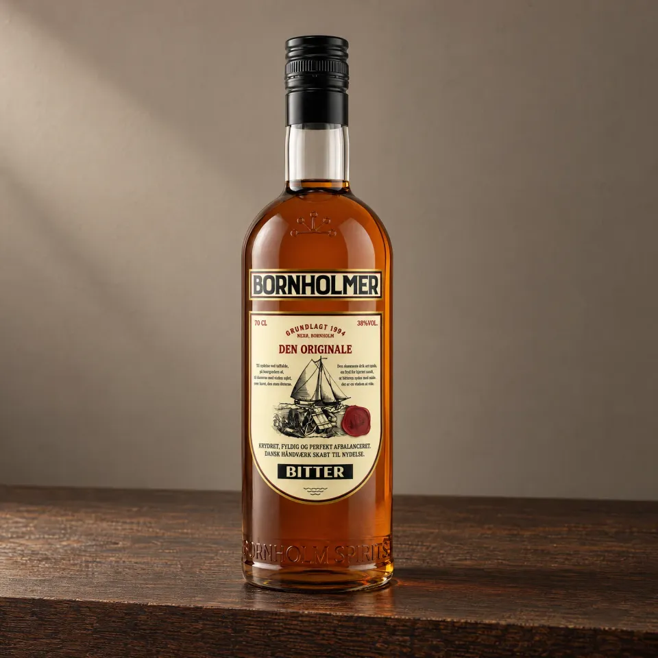 Bornholmer Bitter bitter 70 cl 38% rønnebær kanel