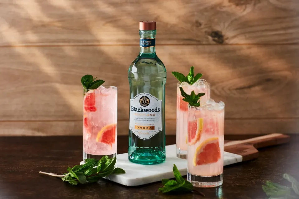 Blackwoods Botanical vodka 5x destilleret citrus