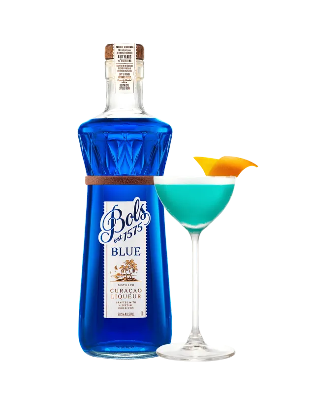 Bols Blue 1575 likør appelsin vanilje