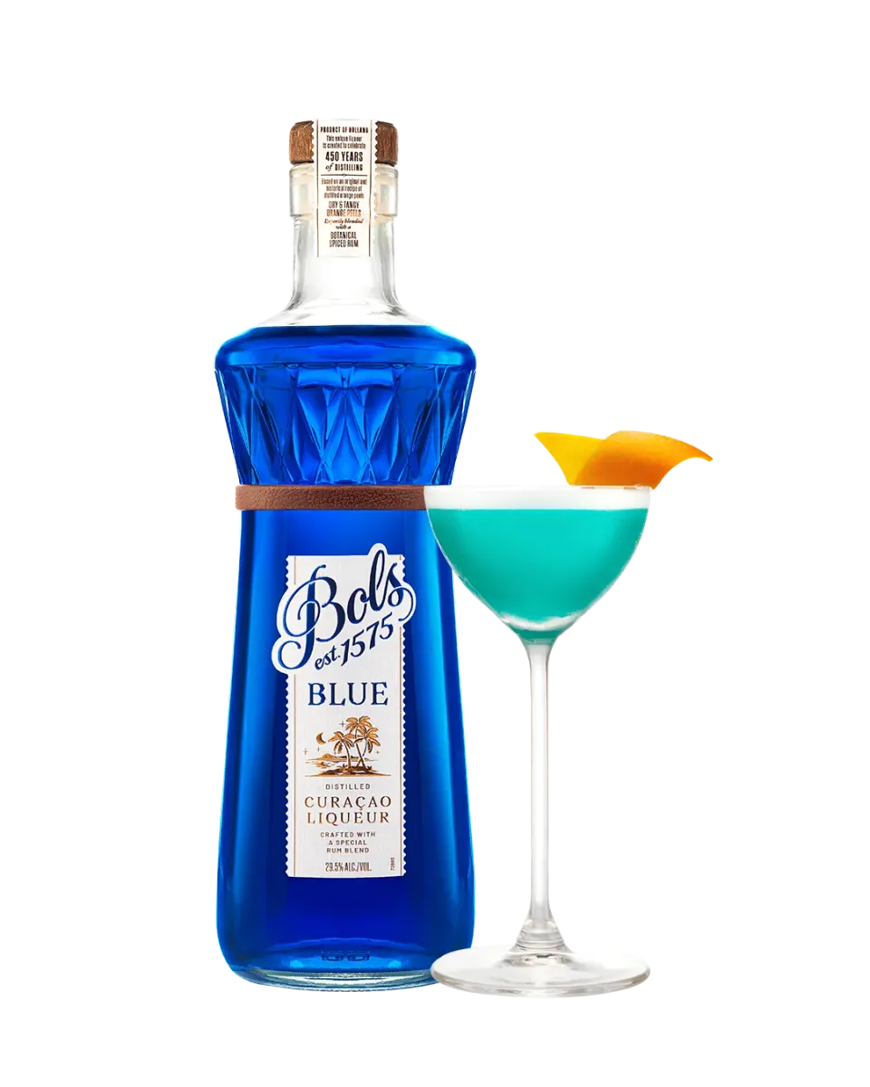 Bols Blue 1575 likør appelsin vanilje