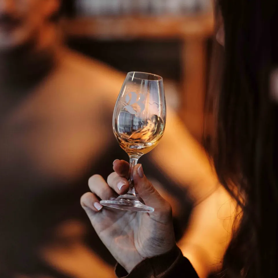 Bladnoch Glencairn Copita whiskyglas i gaveæske