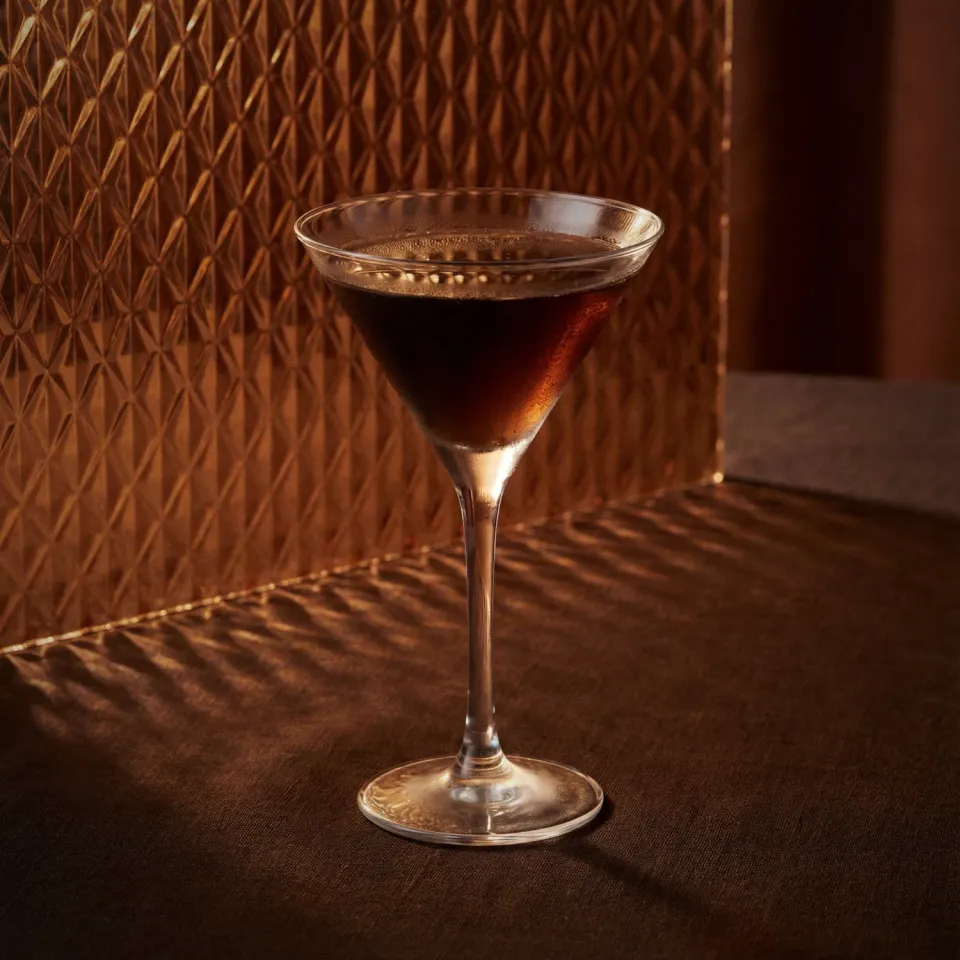 Bols Black Martini cocktail kakao espresso