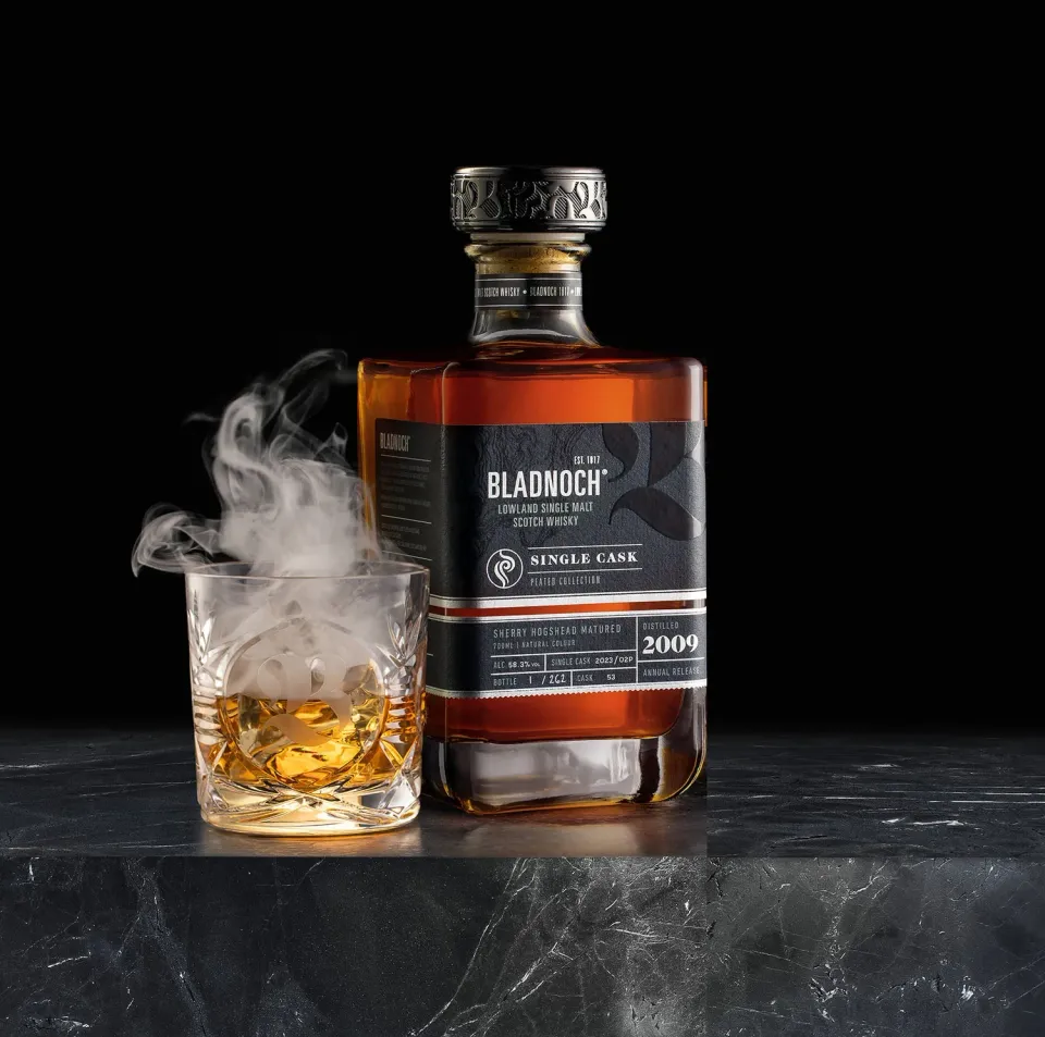 Bladnoch Peated Single Cask 2023/02 single malt whisky 70 cl sherryfad