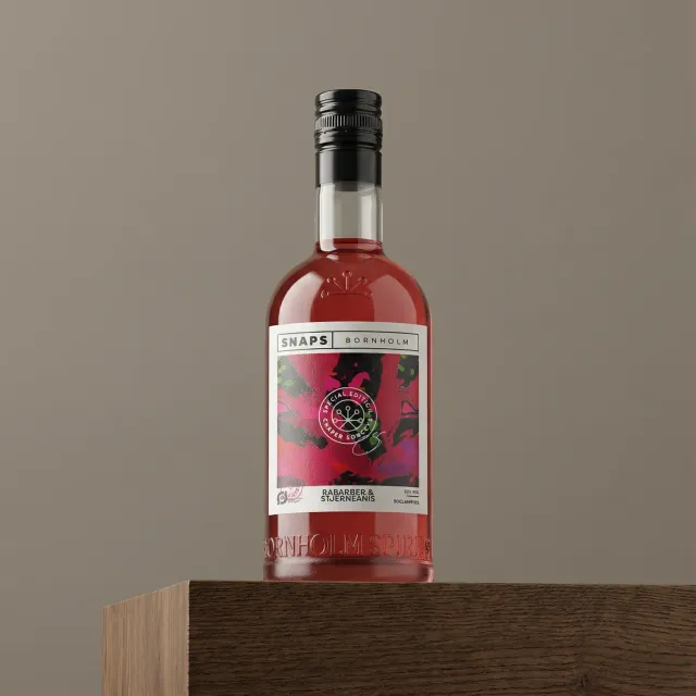 Bornholm Akvavit Special Edition 1 snaps 50 cl rabarber
