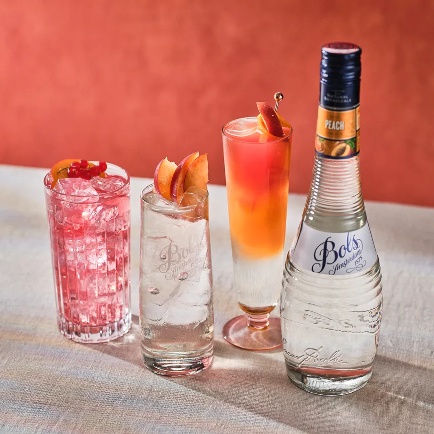 Bols Peach likør solmoden fersken