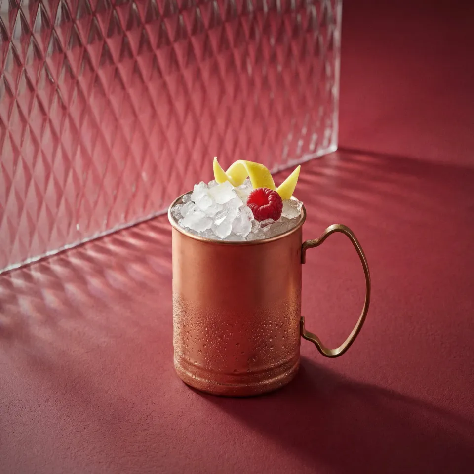 Bols Raspberry Mule cocktail hindbær ingefær