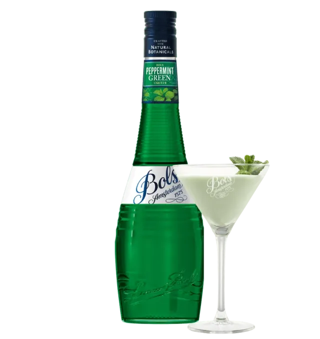 Bols Peppermint Green likør grøn mynte