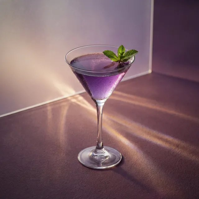 Bols Shades of Grey cocktail mynte