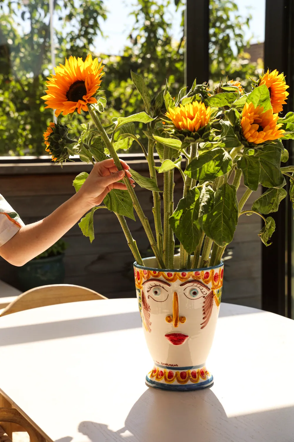 Bongiorno Testa Di Moro Donna vase keramik