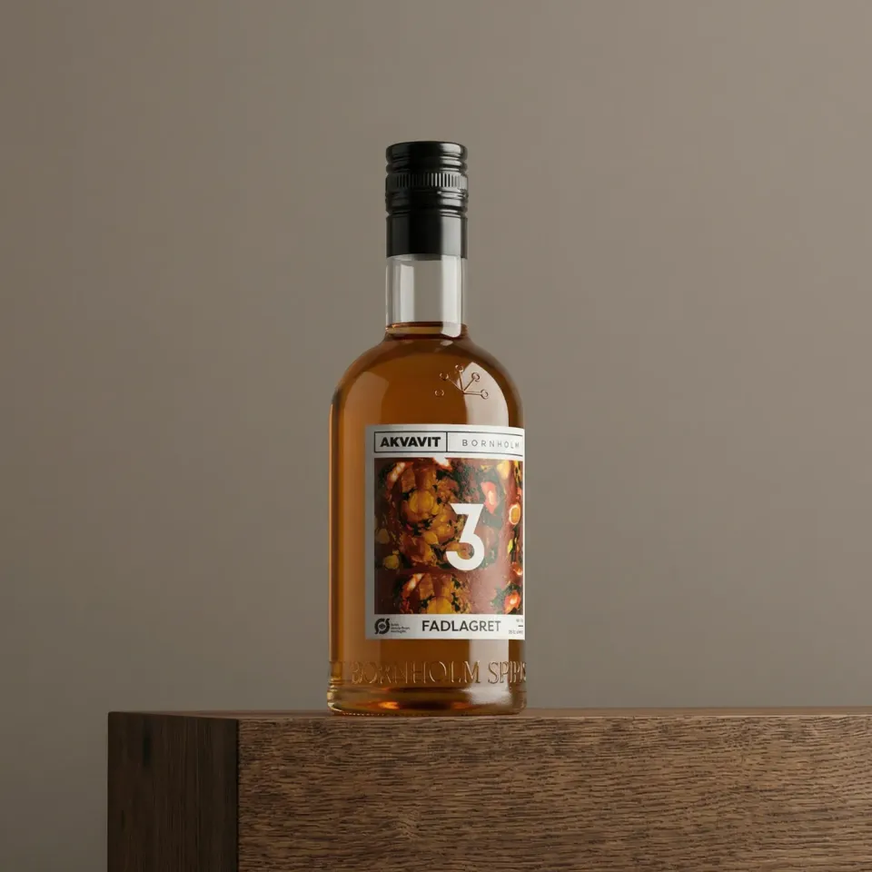 Bornholm Akvavit Fadlagret akvavit 50 cl 40% økologisk