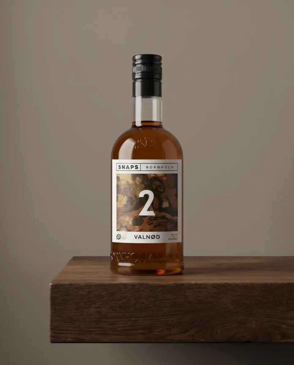 Bornholm Akvavit Valnød No.2 snaps 50 cl valnød
