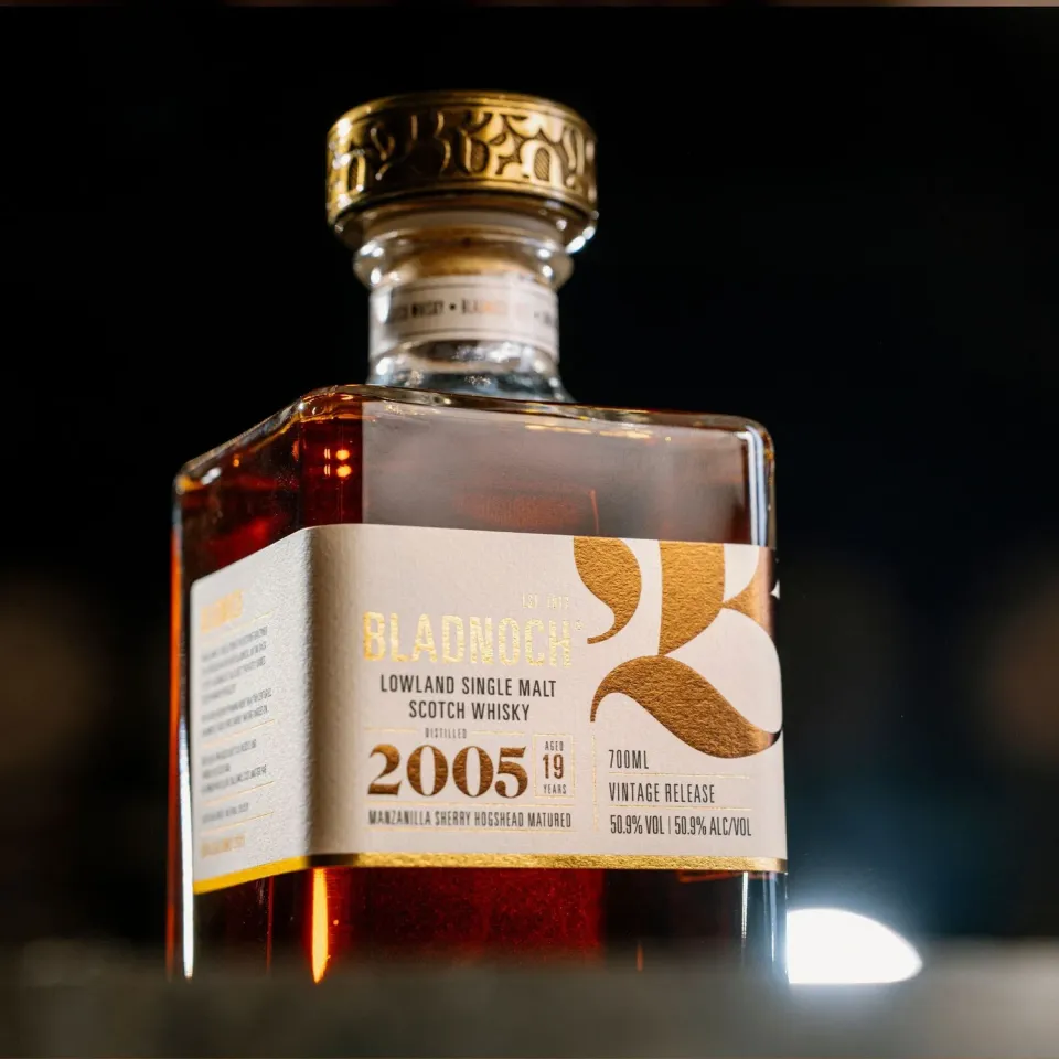 Bladnoch Manzanilla 2005 single malt whisky 19 år