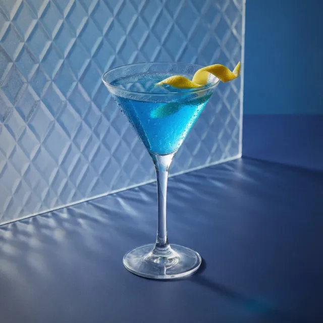 Bols Blue Lady cocktail appelsin