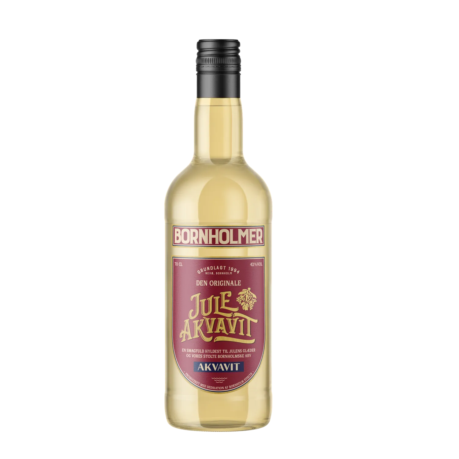 Bornholm Akvavit Bornholmer Jule Akvavit 70 cl 42% jul