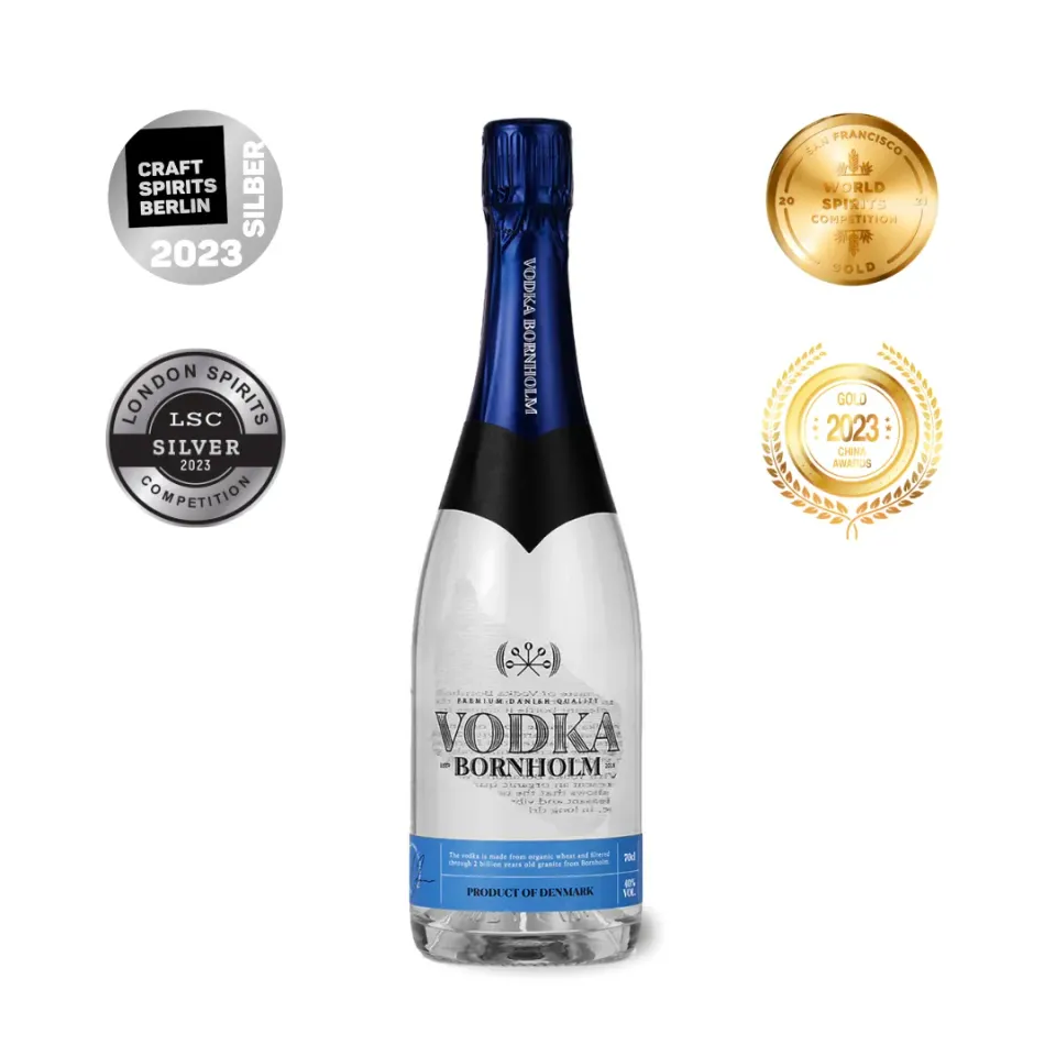 Bornholm Akvavit Vodka Bornholm vodka 70 cl 40% blød