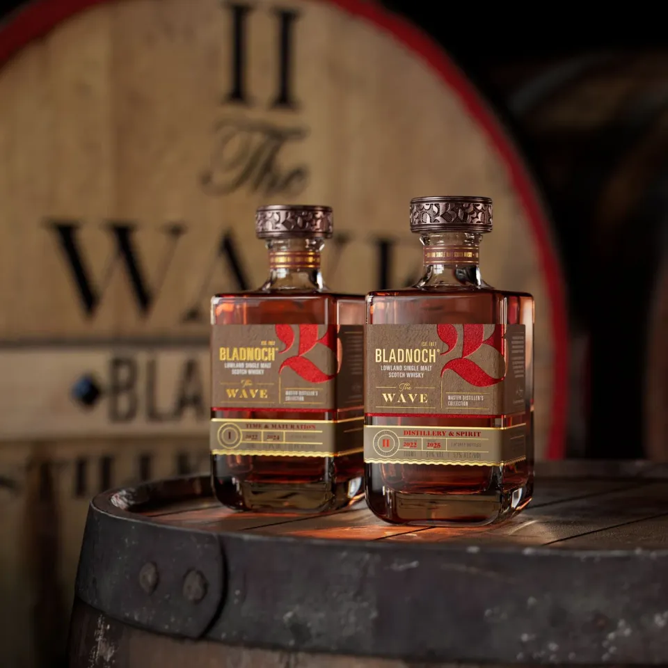 Bladnoch The Wave Bundle whisky I + II limited