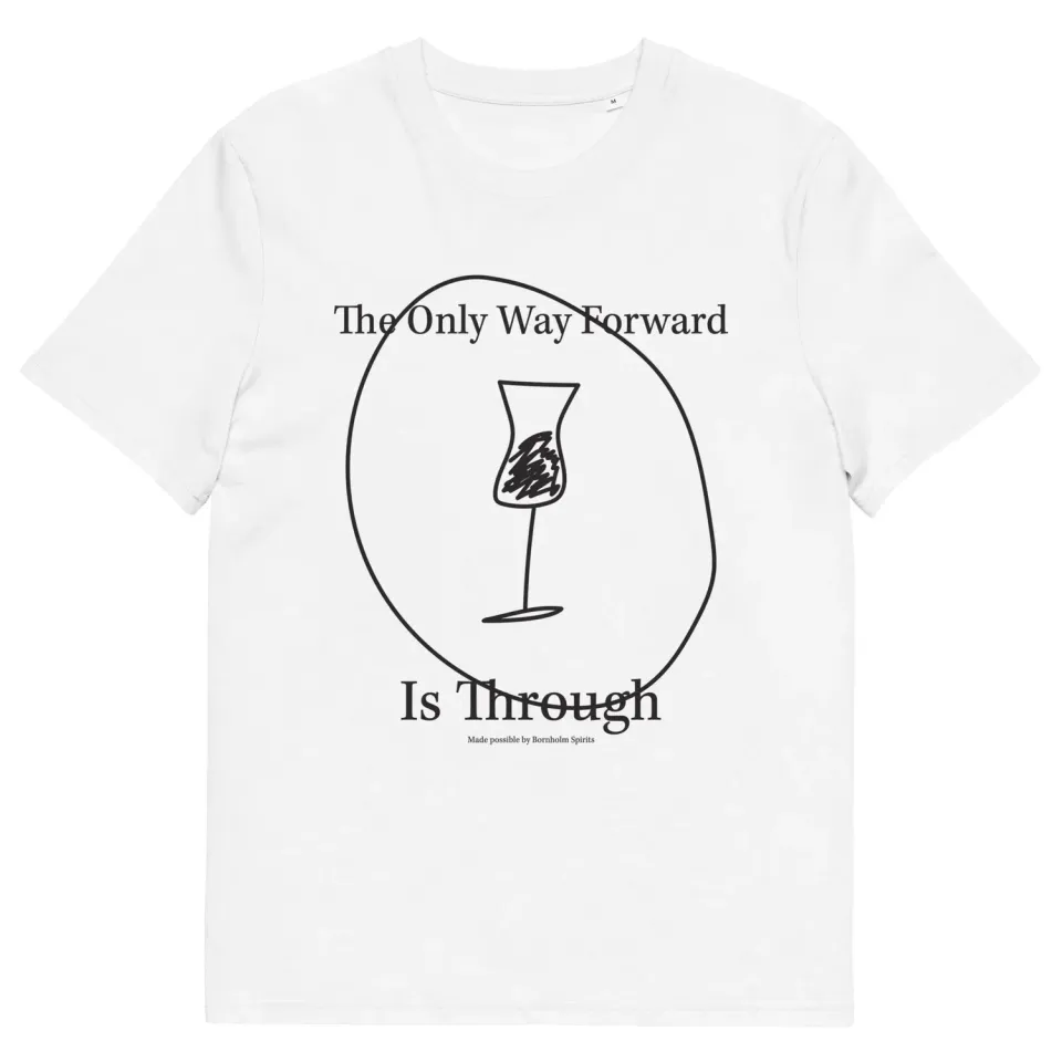 Bornholm Akvavit The Only Way Forward T-shirt økologisk bomuld