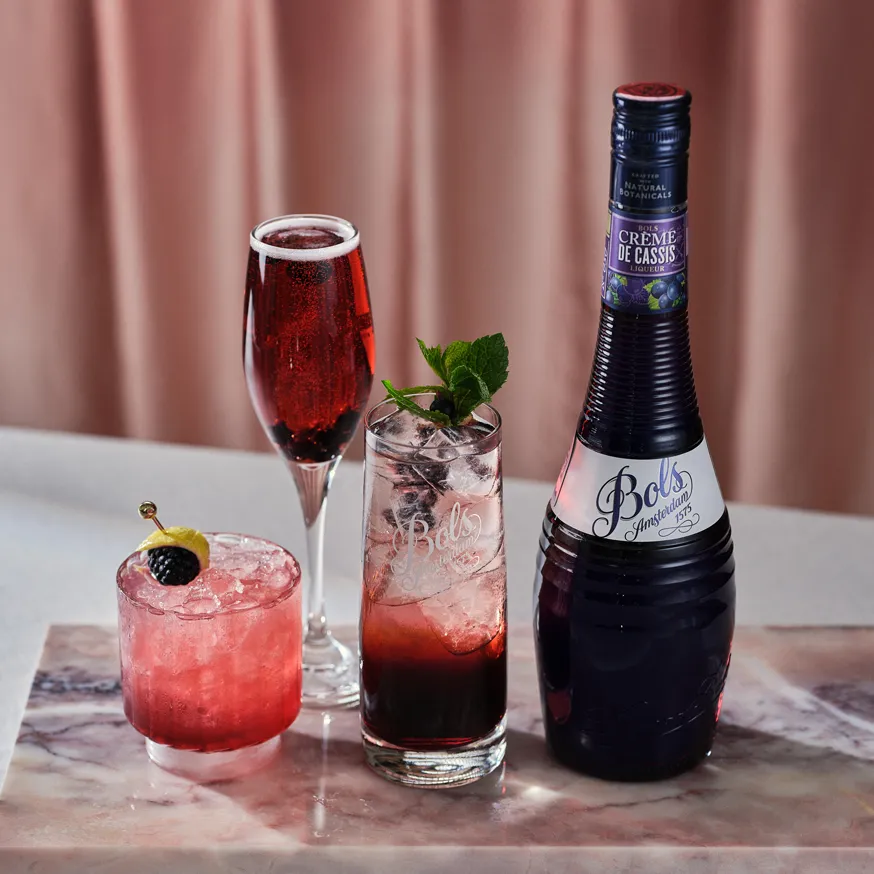 Bols Crème de Cassis likør sort solbær