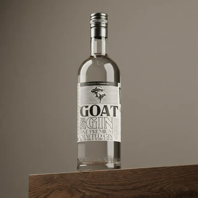 Bornholm Akvavit GOAT gin duo 2x70 cl London dry jordbær