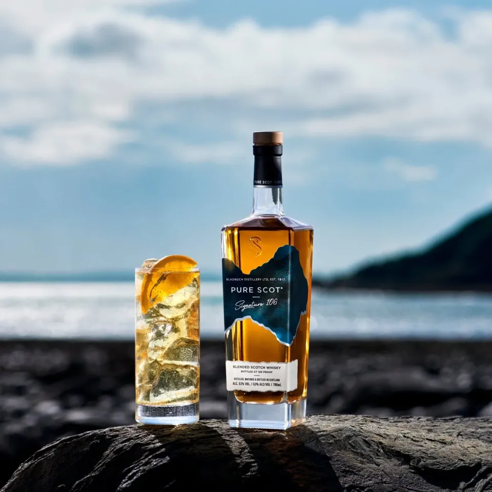 Pure Scot Signature 106 blended whisky fudge appelsin