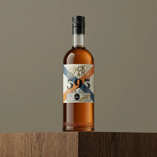 Bornholm Akvavit Rocky Island 595 rom 70 cl caribisk