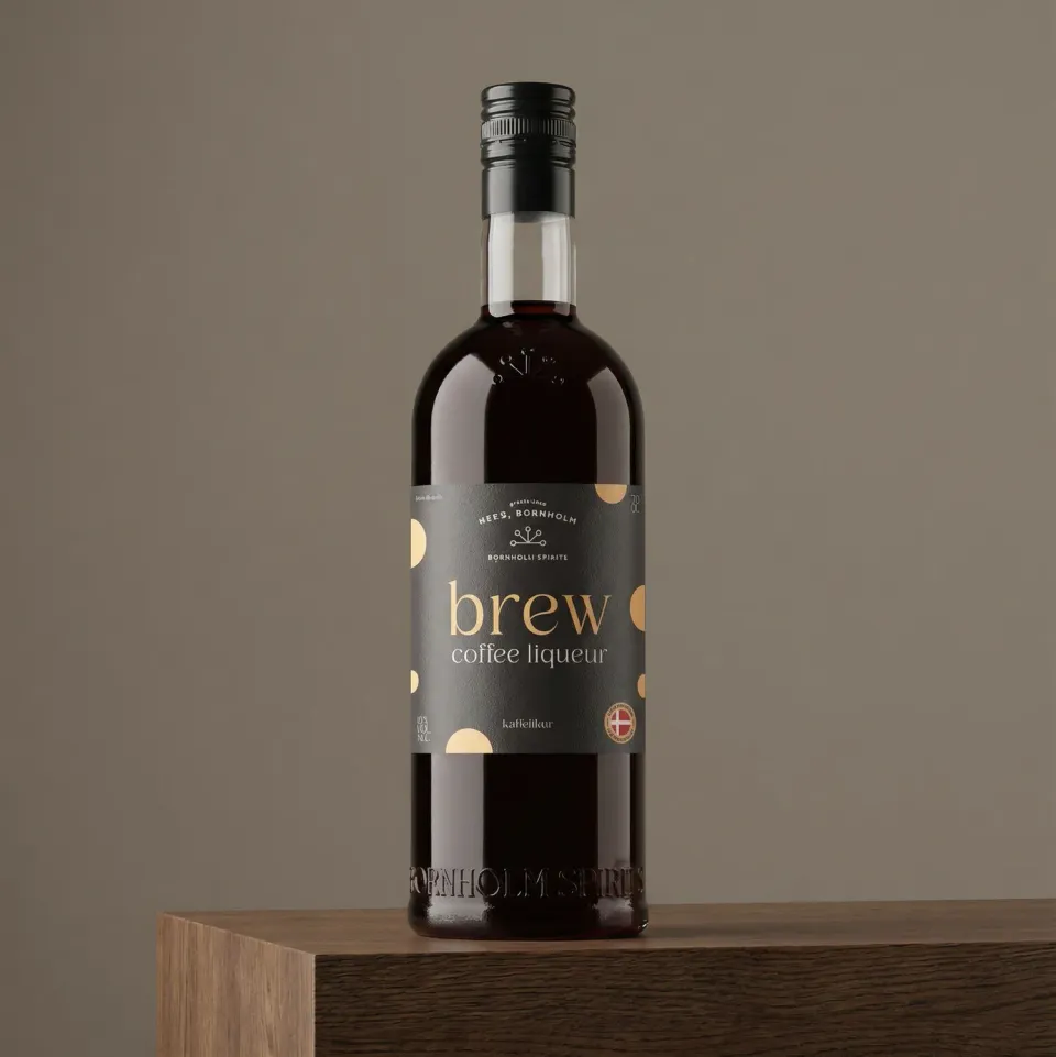 Bornholm Akvavit Brew Kaffelikør 70 cl 18% rom vanilje