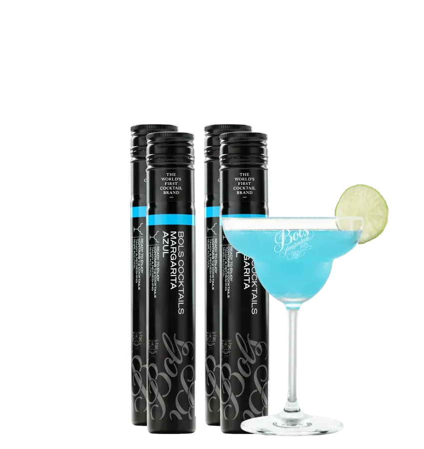 Bols Margarita Azul tubes cocktail 4x200ml blå
