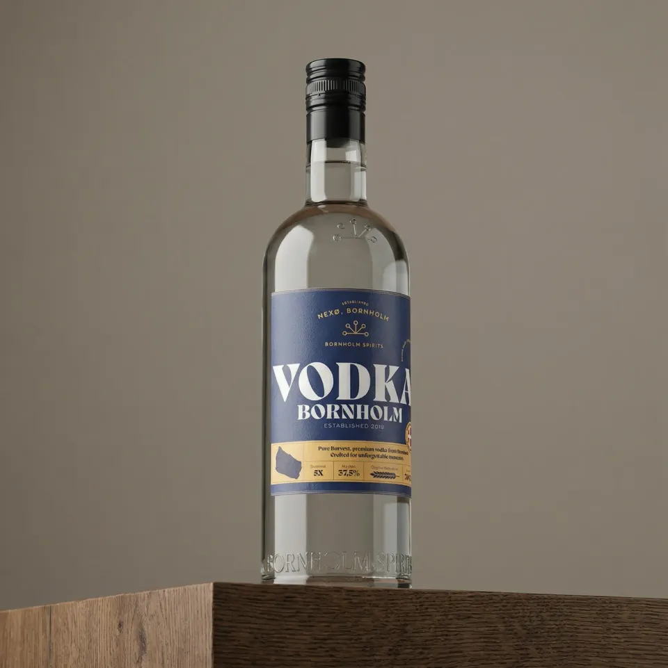 Bornholm Akvavit Vodka Bornholm vodka 70 cl 37,5% hvede